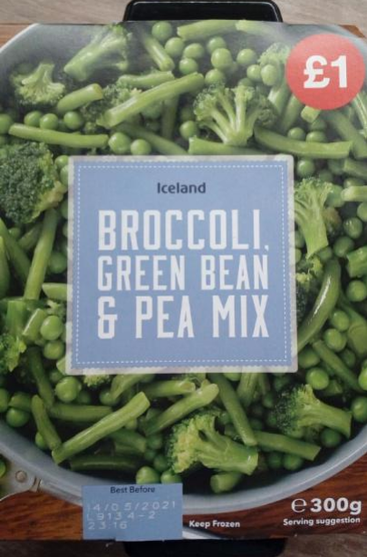 Fotografie - Broccoli, green bean & pea mix