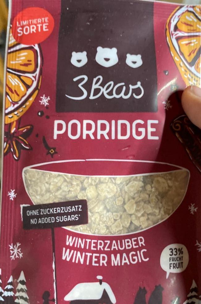 Fotografie - Porridge winterzauber 3Bears