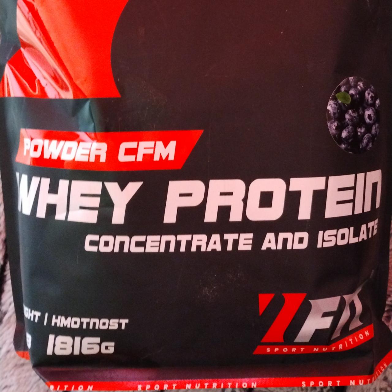 Fotografie - CFM Whey Protein Blueberry 7Fit Sport Nutrition