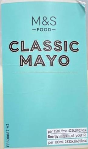 Fotografie - Classic Mayo M&S Food