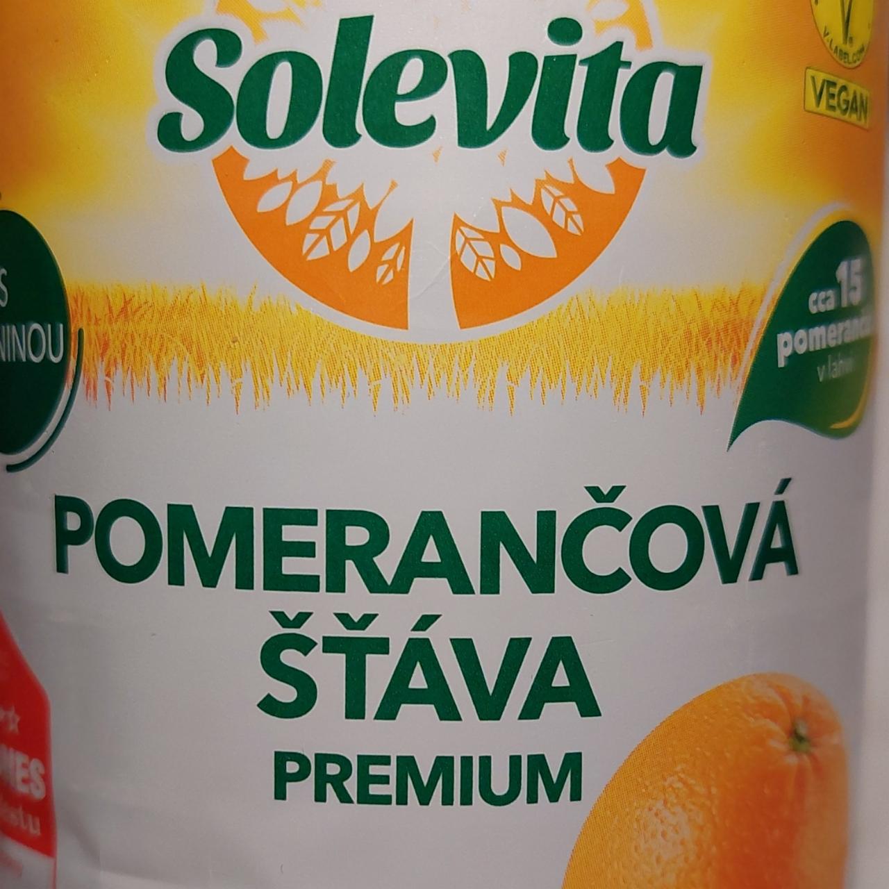 Fotografie - Pomerančová šťáva premium Solevita