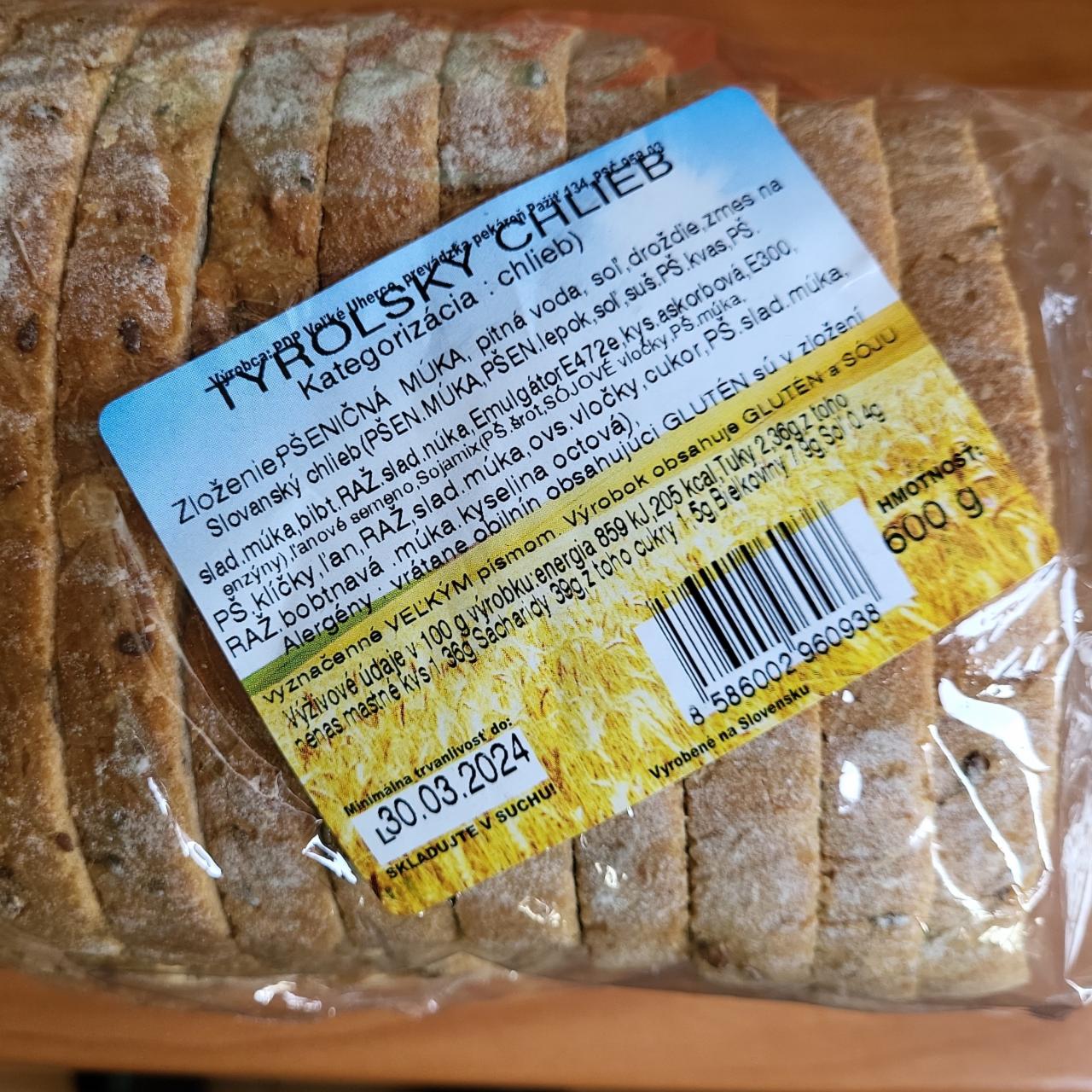 Fotografie - Tyrolský chlieb PDP Veľké Uherce