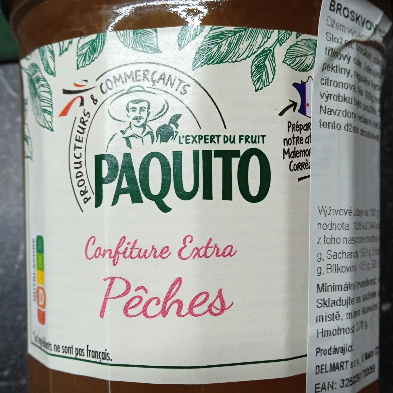Fotografie - Confiture extra pêches Paquito