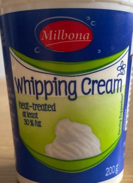 Fotografie - Whipping cream 30% Milbona