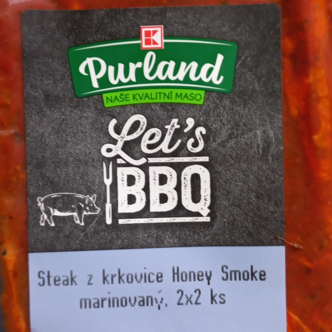 Fotografie - Steak z krkovice Honey Smoke marinovaný Purland