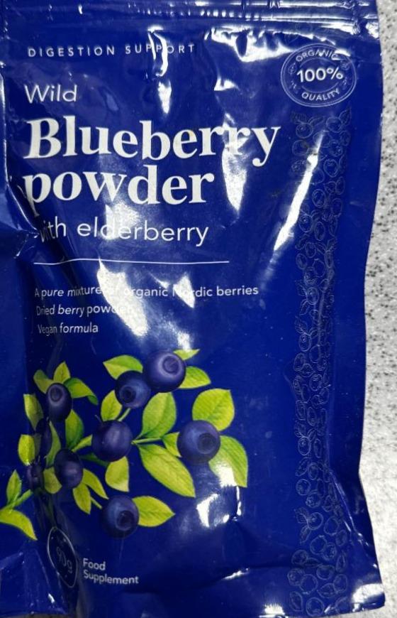 Fotografie - Wild Blueberry powder with elderberry pro podporu trávení
