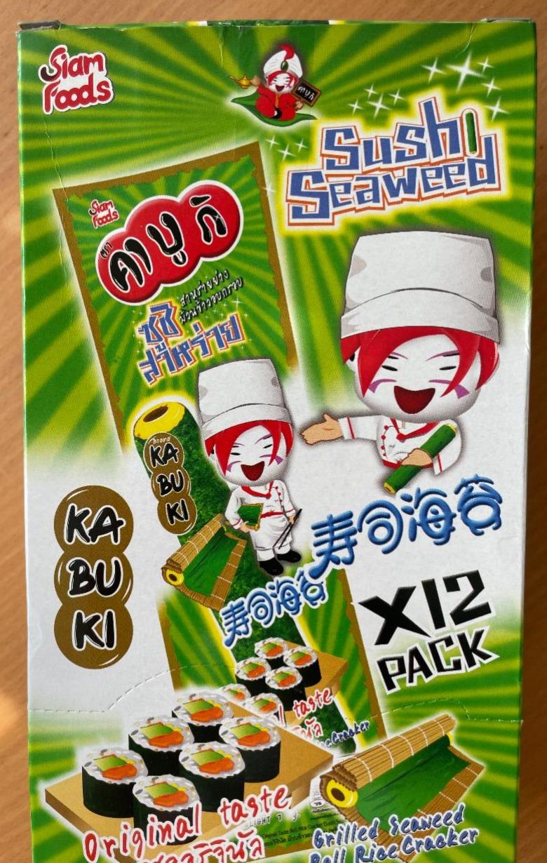 Fotografie - Grilled Seaweed Roll Spicy Kabuki Original taste Siam Foods