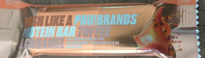 Fotografie - ProteinPRO 50% Proteinová tyčinka toffee karamel Pro!brands