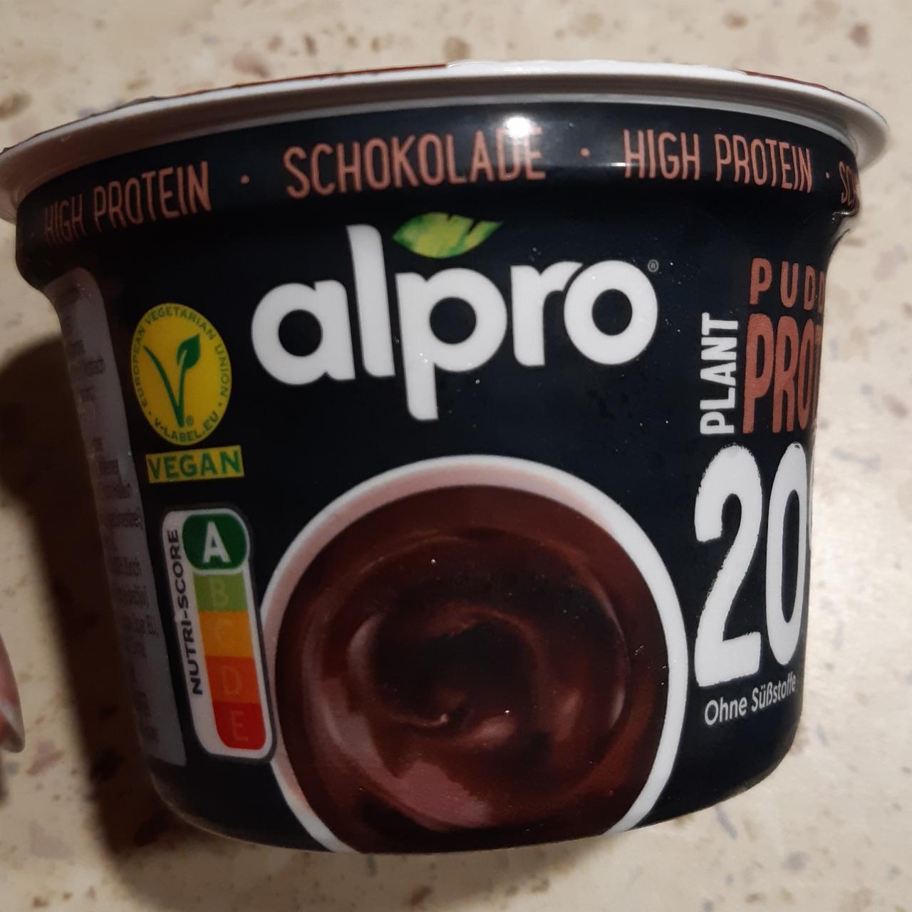 Fotografie - Plant protein pudding Schokolade Alpro