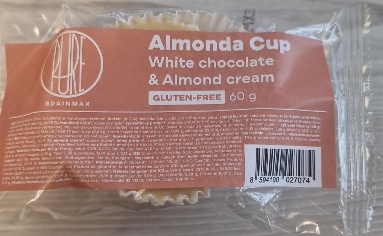 Fotografie - Pure Almonda Cup White chocolate & Almond cream BrainMax