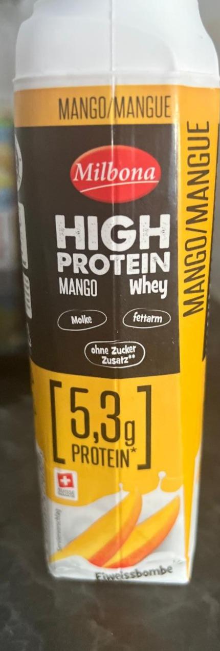 Fotografie - High Protein Mango Whey Milbona