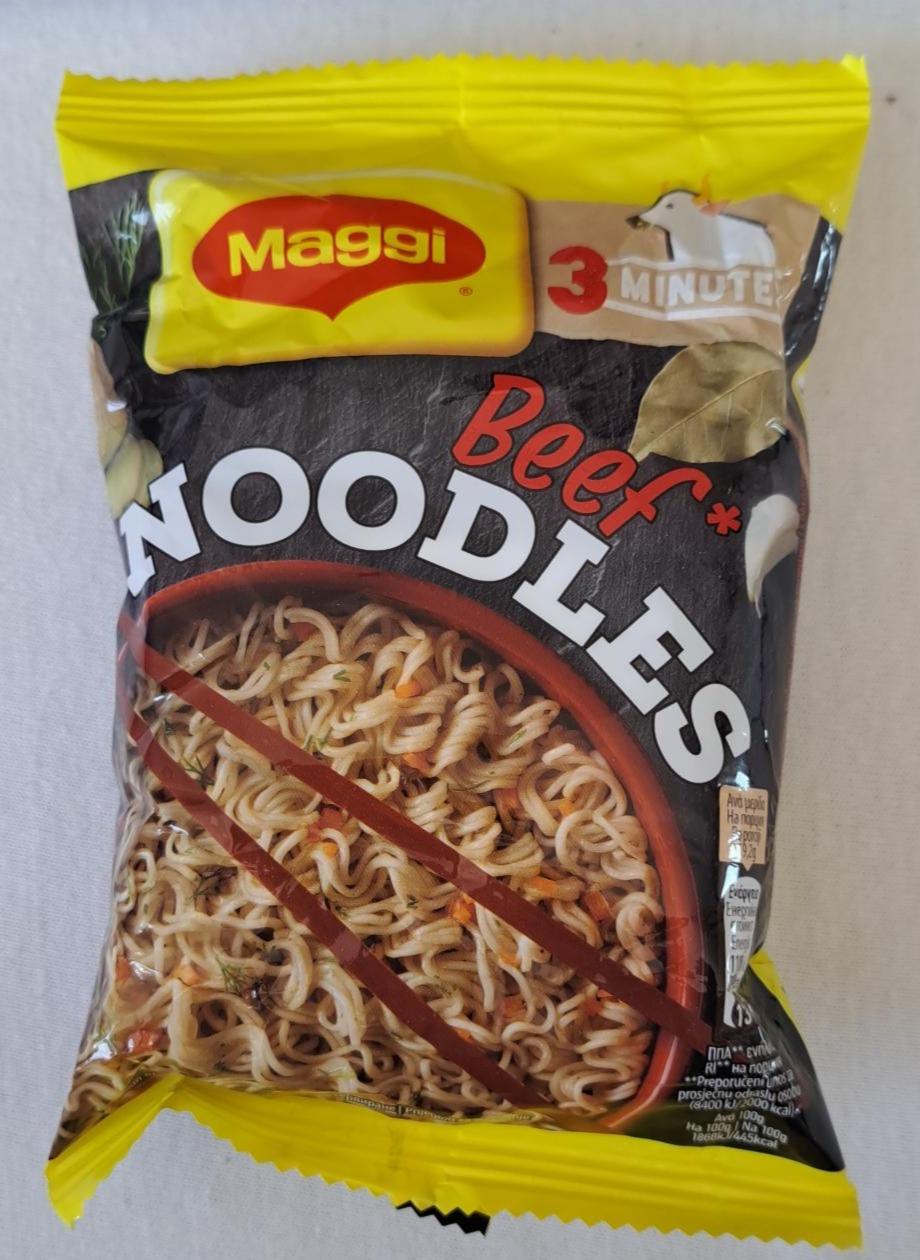 Fotografie - Beef Noodles 3 Minutes Maggi