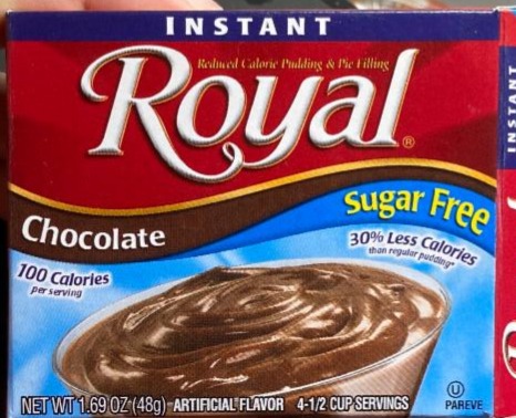 Fotografie - Royal instant Chocolate sugar free pudink