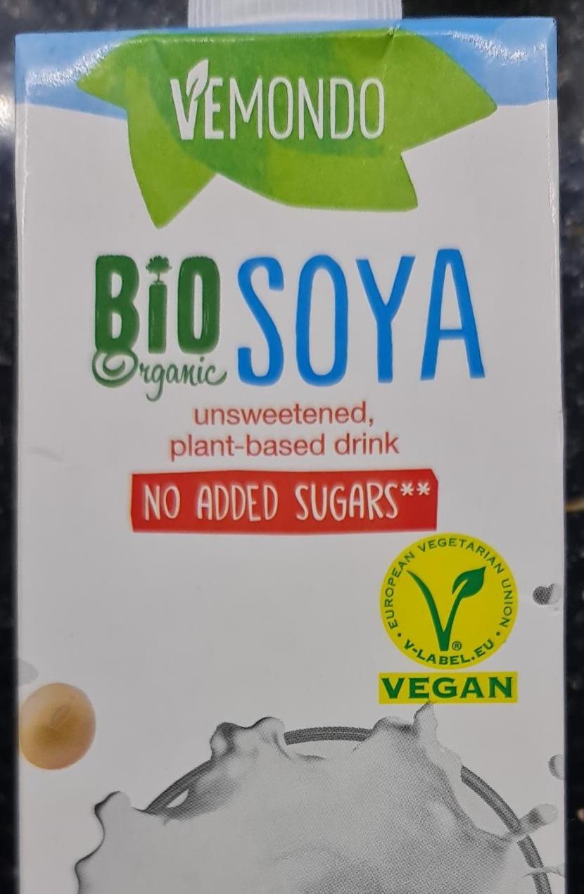 Fotografie - Bio Organic Soya drink No added sugars Vemondo