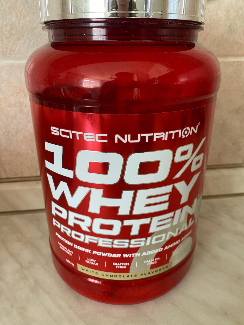 Fotografie - Scitec Nutrition 100% Whey Protein White Chocolate Flavor