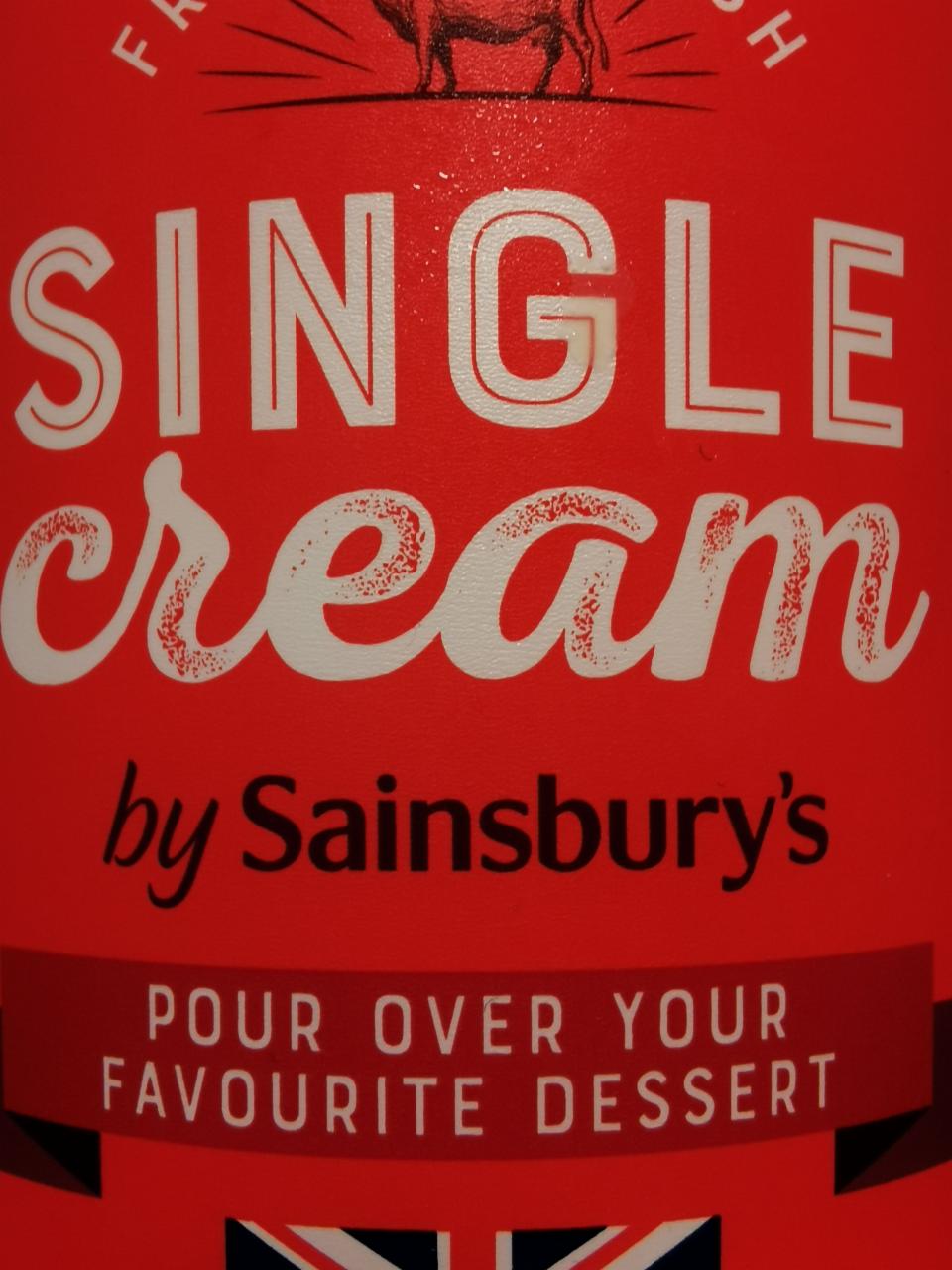 Fotografie - British Single Cream by Sainsbury's