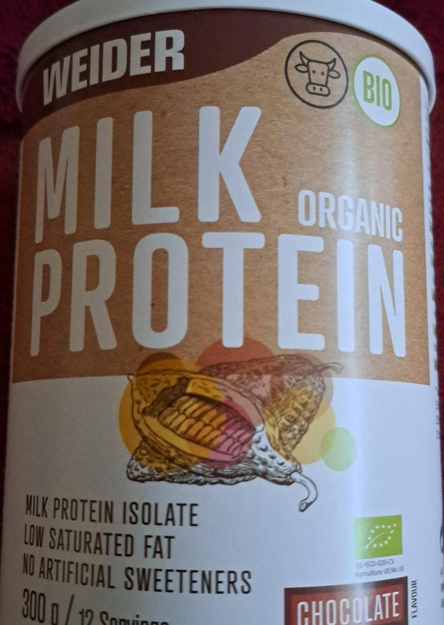 Fotografie - Milk protein organic chocolate Weider