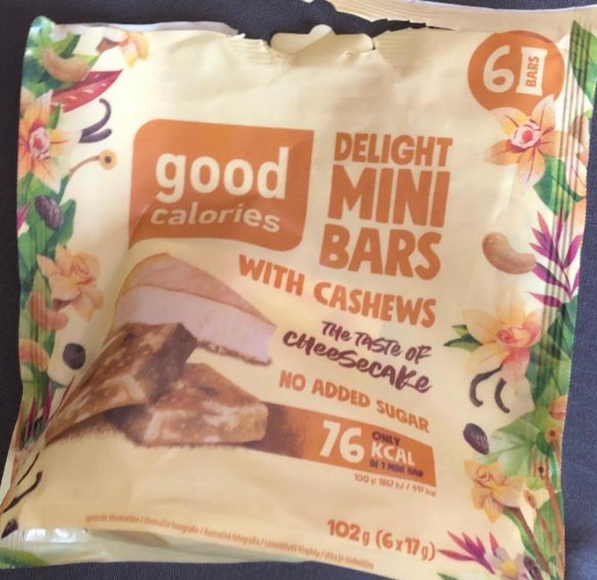 Fotografie - Delight mini bars with cashews Good calories