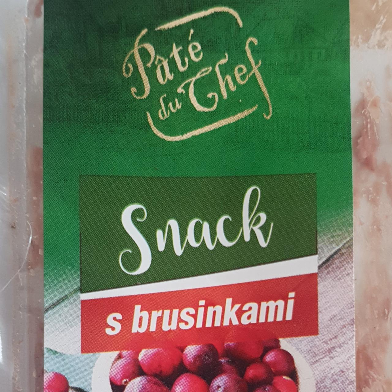 Fotografie - Snack s brusinkami Paté du Chef