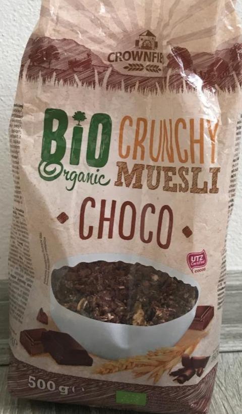 Fotografie - Bio Organic Crunchy Muesli Choco Crownfield