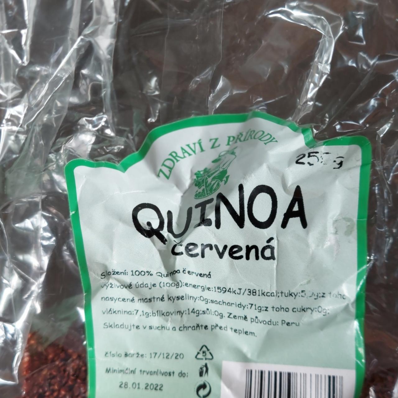 Fotografie - Quinoa červená Zdraví z přírody