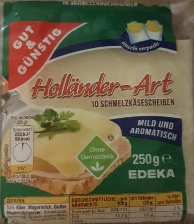 Fotografie - Holländer-Art Schmelzkäsescheiben mild und aromatisch