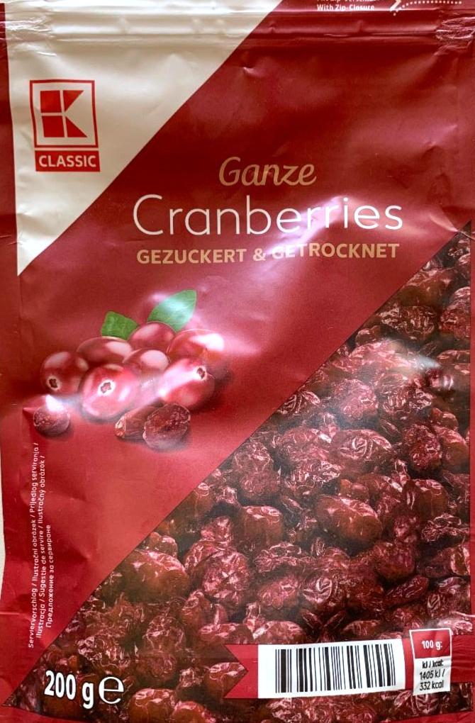 Fotografie - Ganze Cranberries getrocknet & gezuckert K-Classic