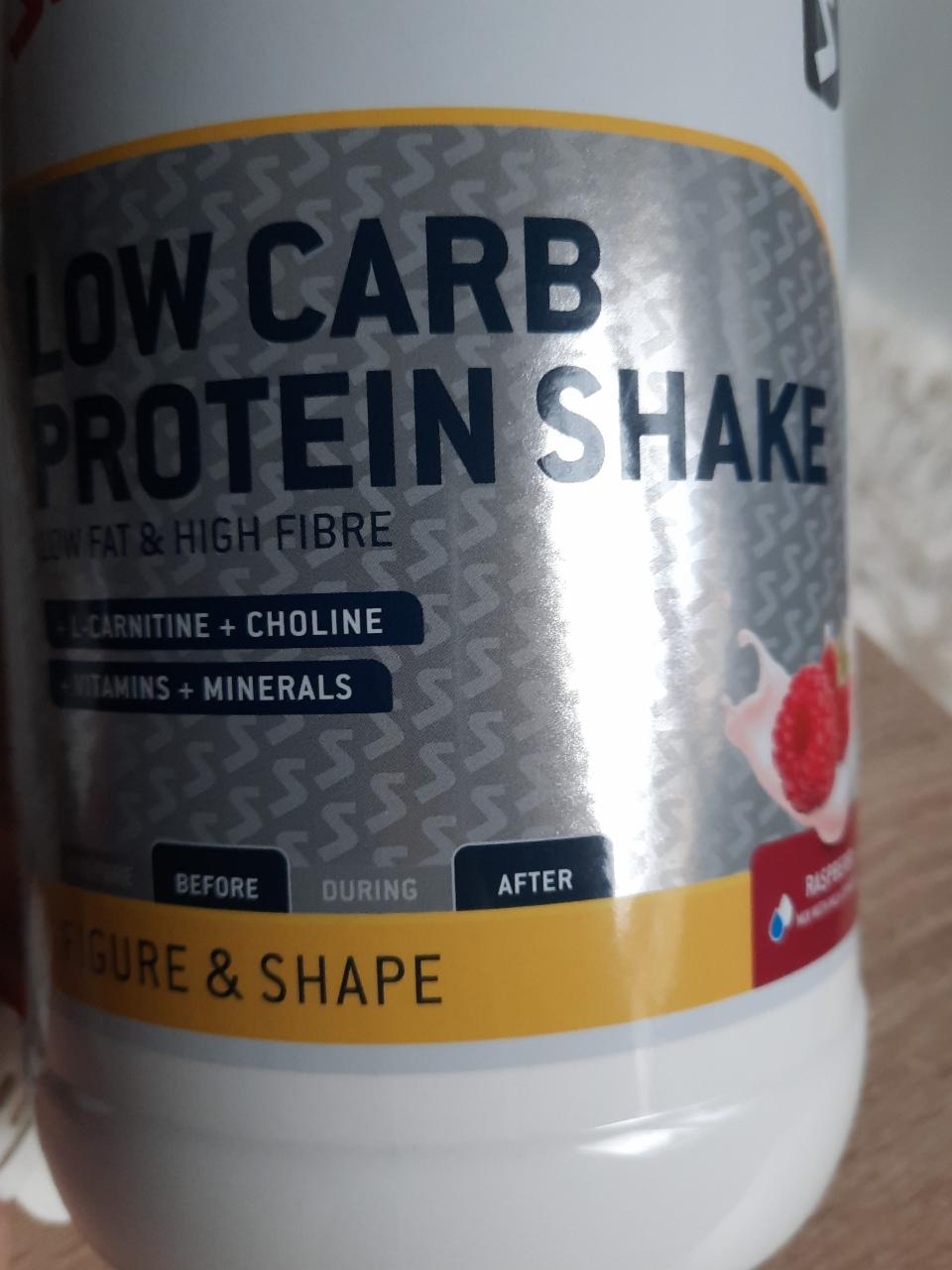 Fotografie - Low carb protein shake rasberry