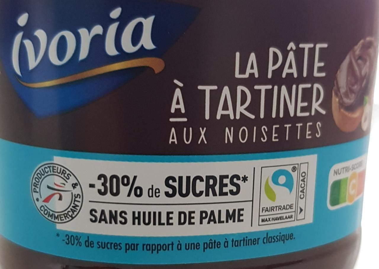 Fotografie - La Pâte à tartiner aux noisettes -30% de Sucres Ivoria
