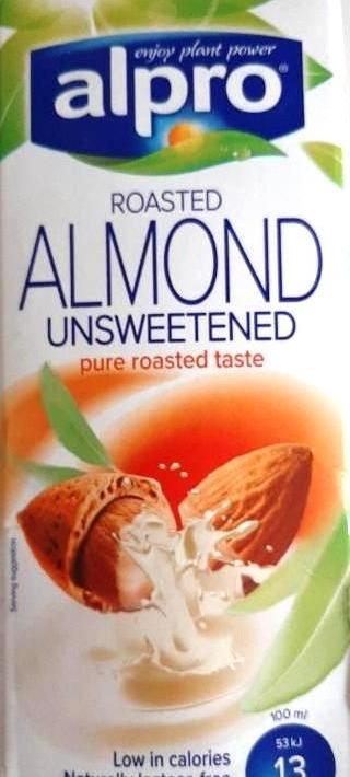 Fotografie - Roasted almond milk unsweetened Alpro