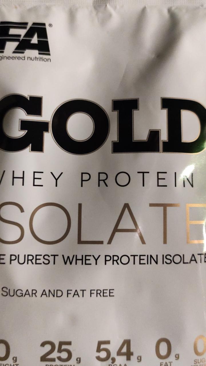 Fotografie - Gold whey protein Isolate FA