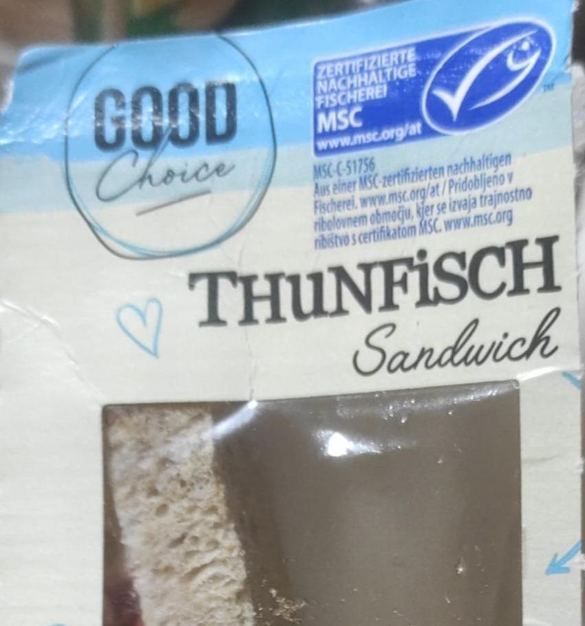 Fotografie - Thunfisch Sandwich Good choice