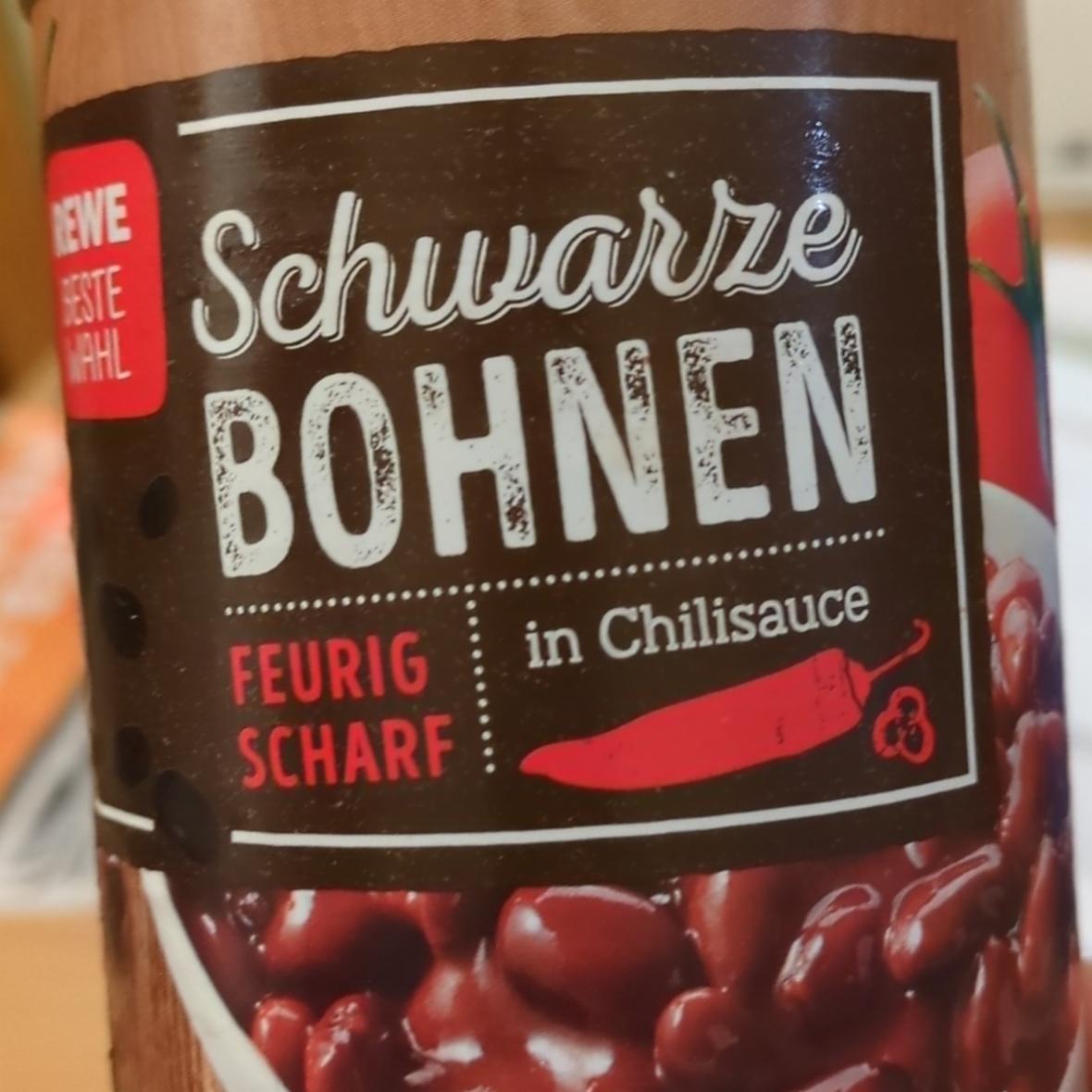 Fotografie - Schwarze Bohnen in Chilli Sauce Rewe beste wahl