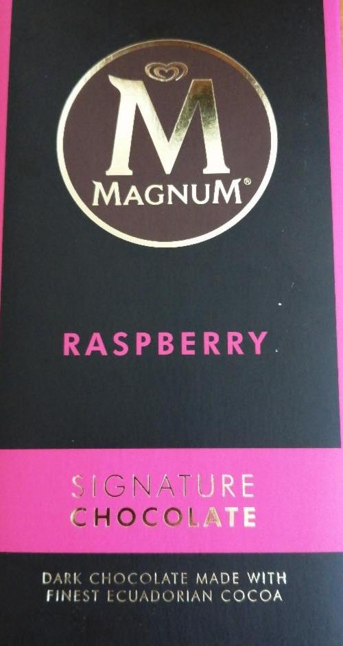 Fotografie - Signature chocolate raspberry Magnum