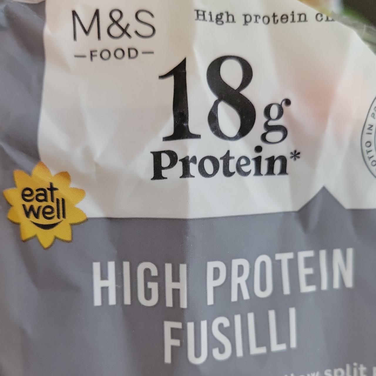 Fotografie - High protein Fusilli M&S Food