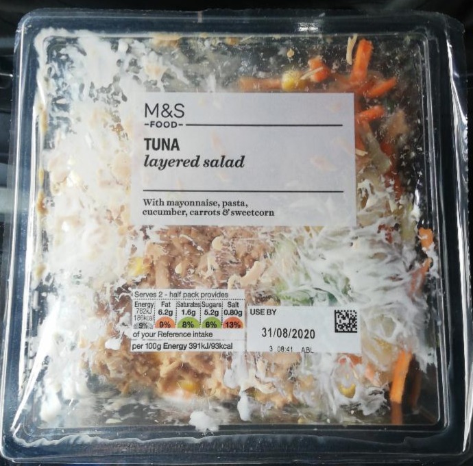Fotografie - Tuna Layered Salad M&S Food