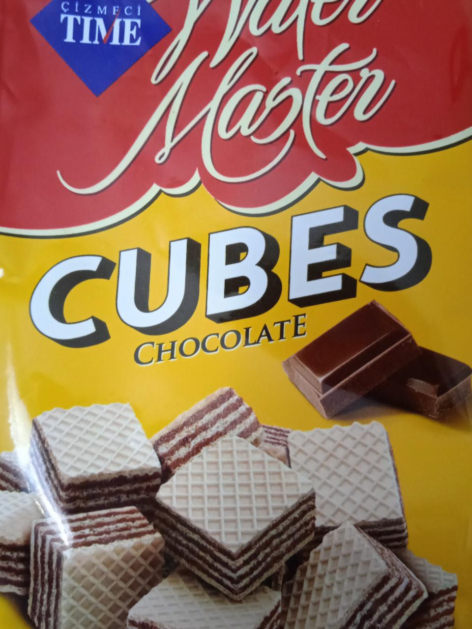 Fotografie - Wafer Master Cubes chocolate