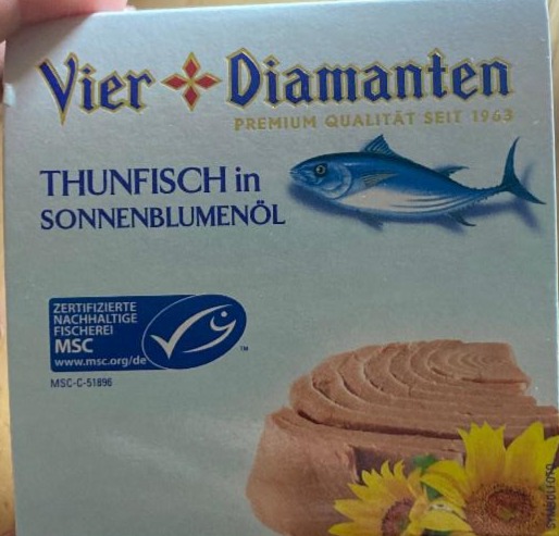 Fotografie - Thunfisch in Sonnenblumenöl Vier Diamanten