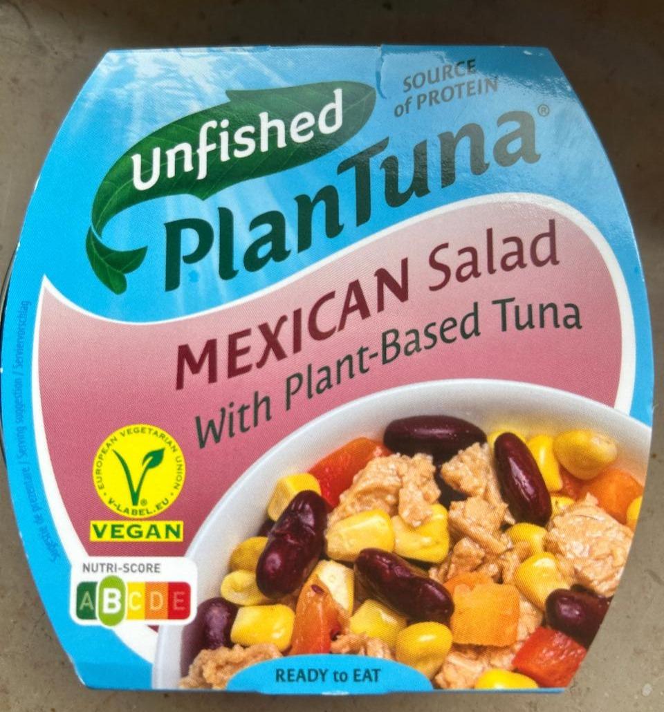 Fotografie - Unfished Mexican Salad with Plant-Based Tuna PlanTuna