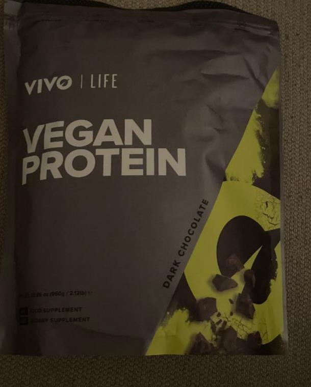 Fotografie - Vegan protein dark chocolade Vivo Life