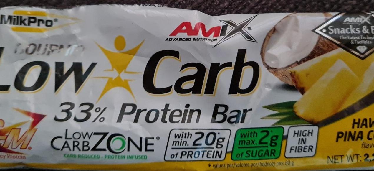 Fotografie - Amix Low-Carb 33% Protein Bar Pineapple-Coconut