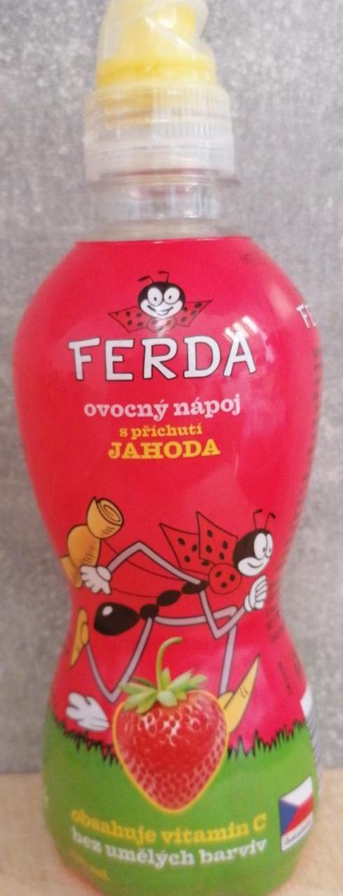 Fotografie - FERDA ovocný nápoj s příchutí Jahoda