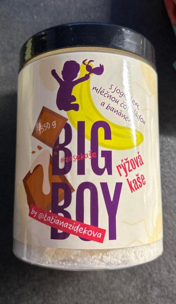 Fotografie - Rýžová kaše s jogurtem, mléčnou čokoládou a banánem Big Boy