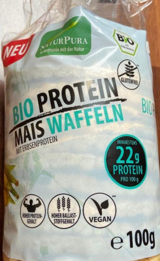 Fotografie - Bio protein Mais Waffeln
