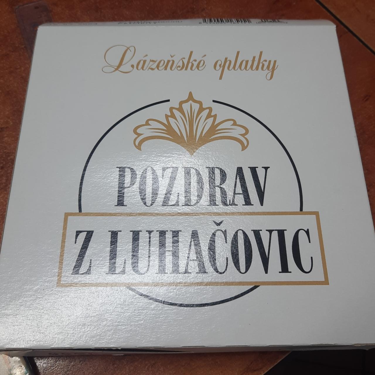 Fotografie - Lázeňské oplatky Pozdrav z Luhačovic