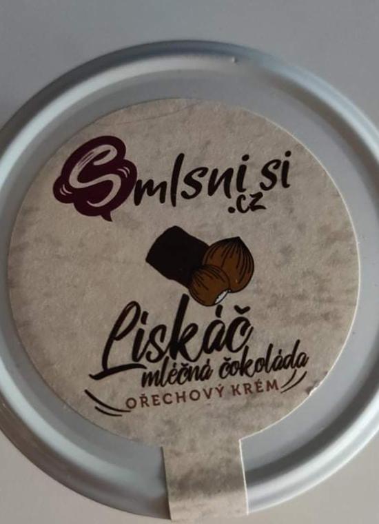 Fotografie - Lískáč mléčná čokoláda ořechový krém Smlsni si.cz
