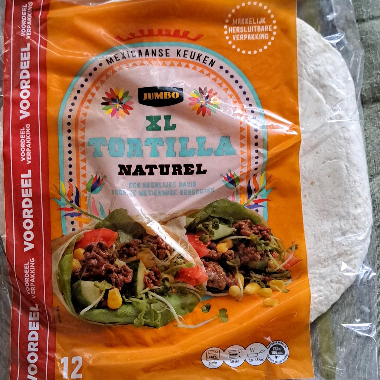 Fotografie - XL tortilla naturel Jumbo