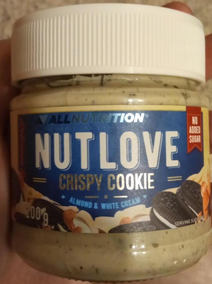 Fotografie - Nutlove Crispy Cookie Allnutrition