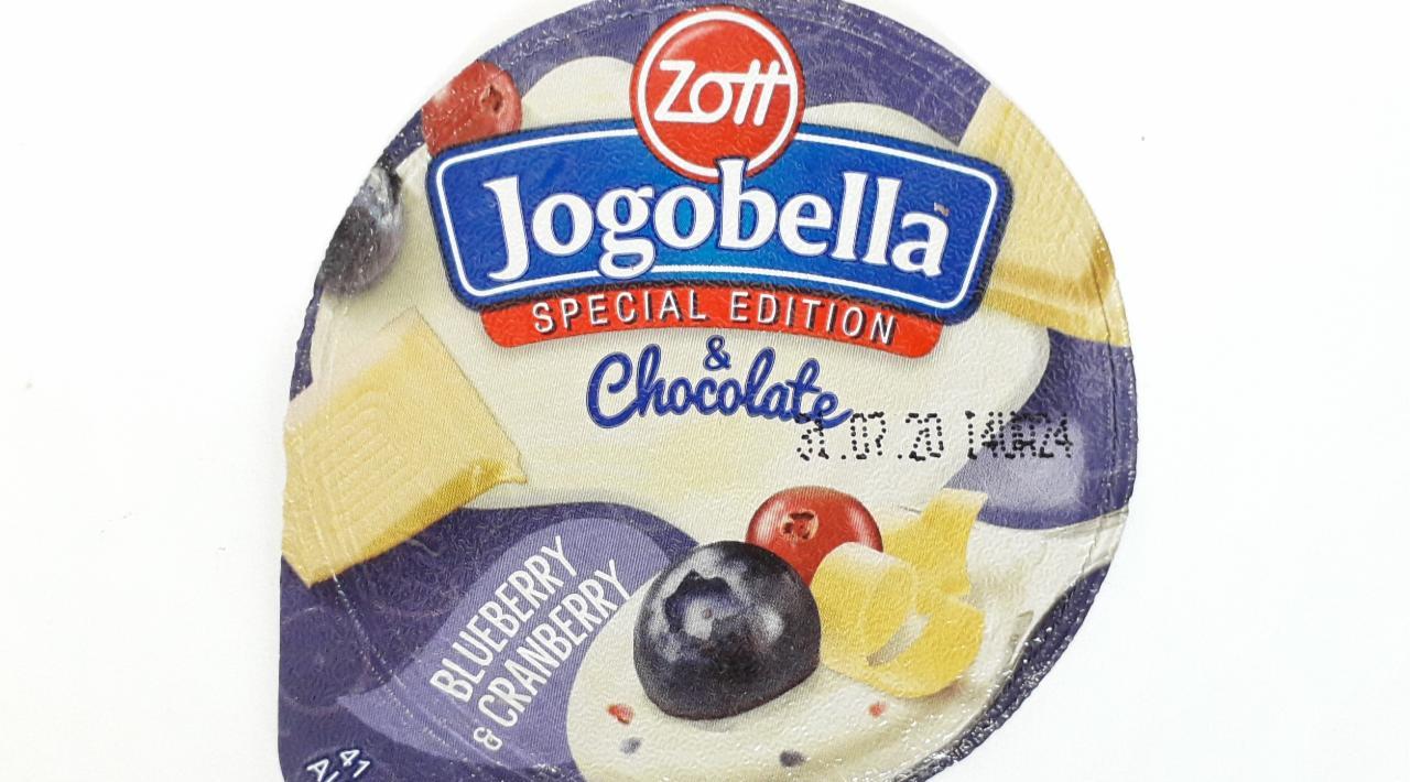 Fotografie - Jogobella & Chocolate Special edition Blueberry & Cranberry