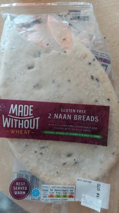 Fotografie - Gluten Free Naan breads M&S